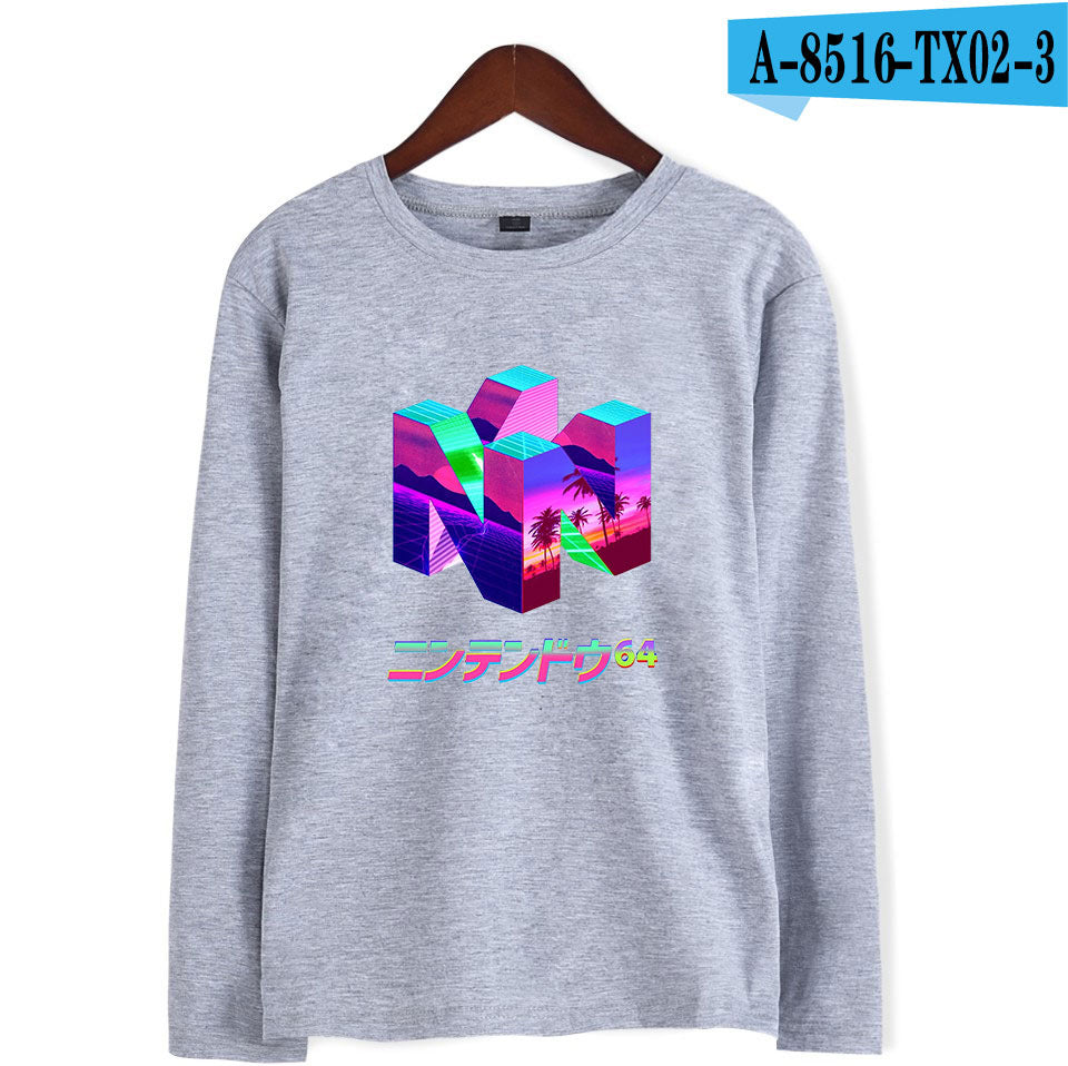 Printed long sleeve T-shirt shirt