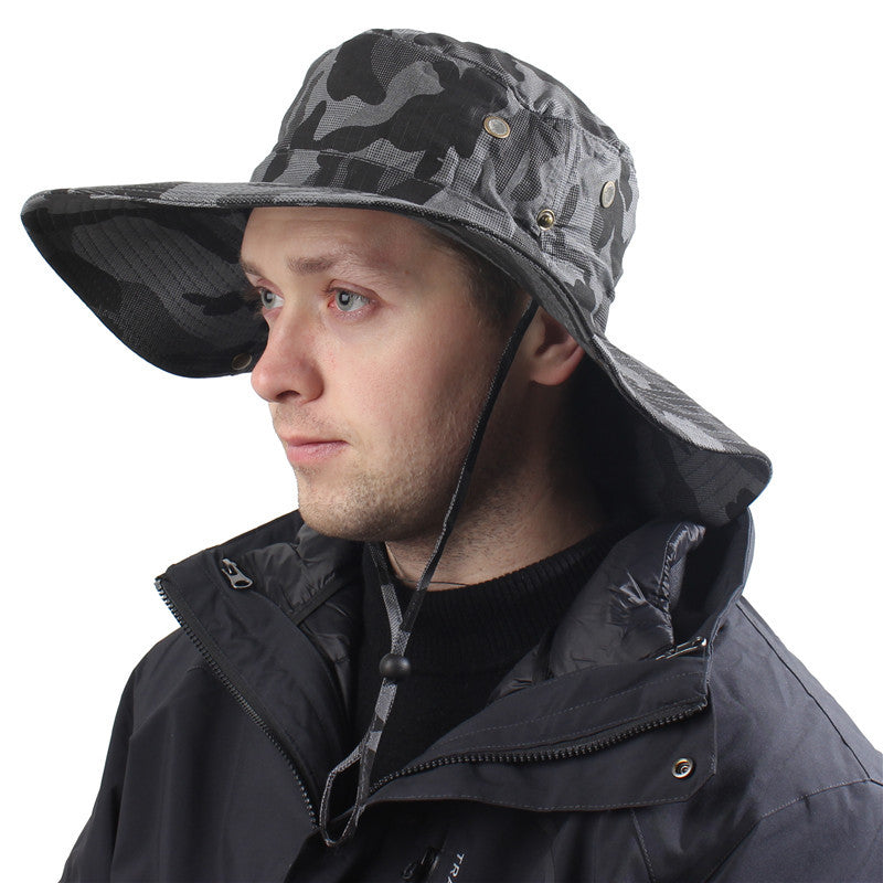 Camouflage Outdoor Sun-proof And Breathable Sun Hat