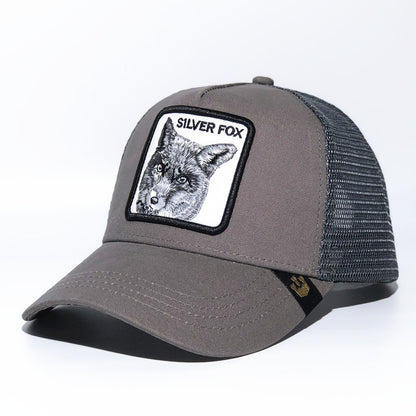 Silver Fox Mesh Trucker Hat