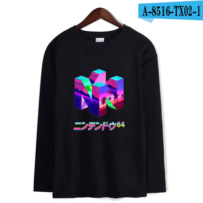 Printed long sleeve T-shirt shirt