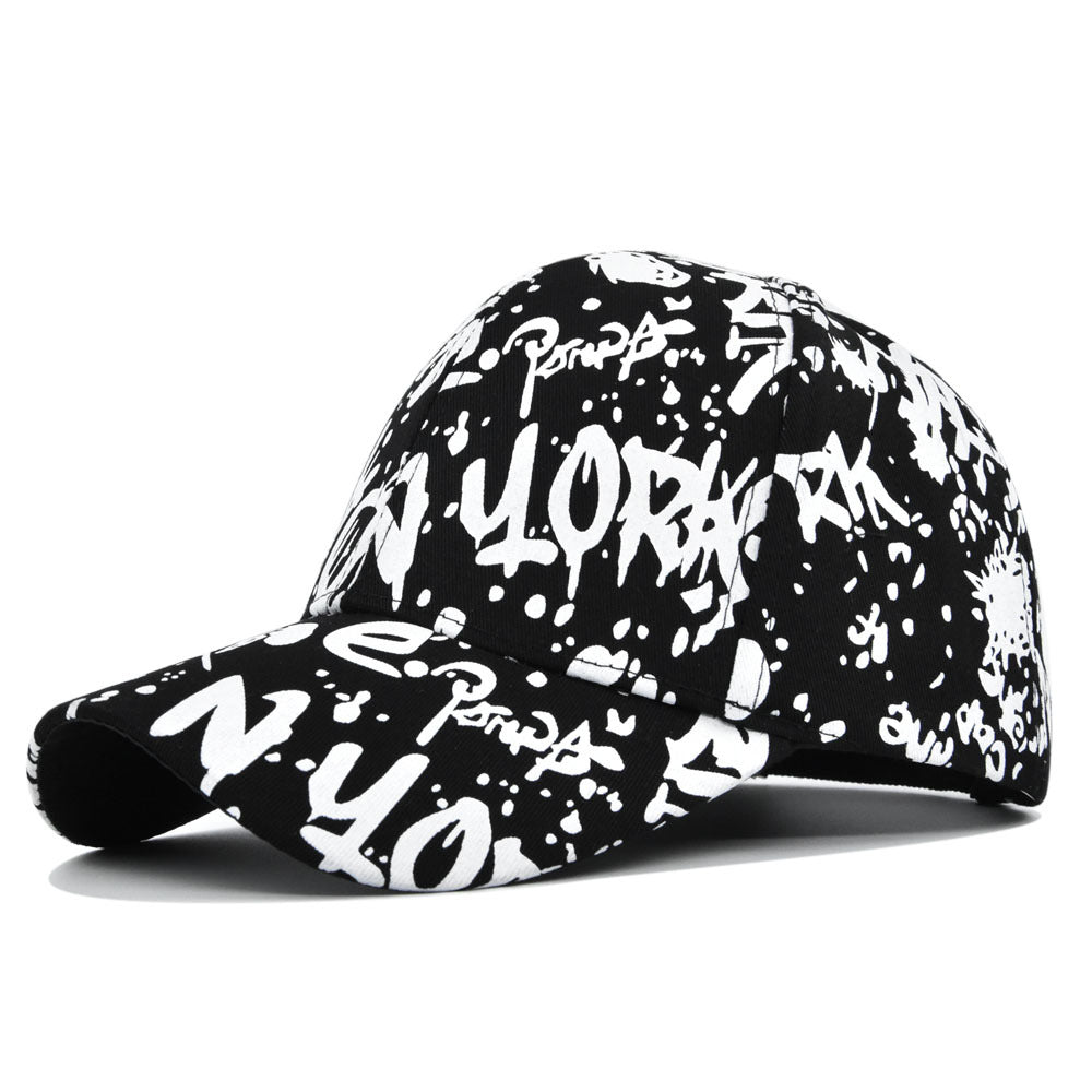 Graffiti Printed Baseball Cap All-match Sun Hat