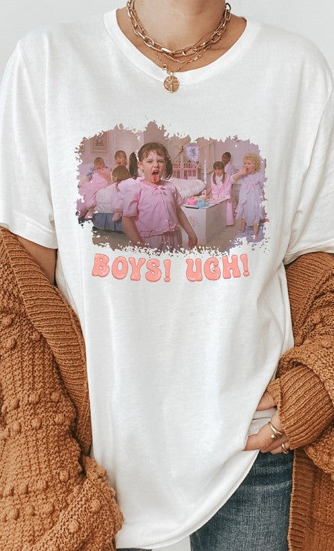 Boys Ugh Valentines Day PLUS SIZE Graphic Tee