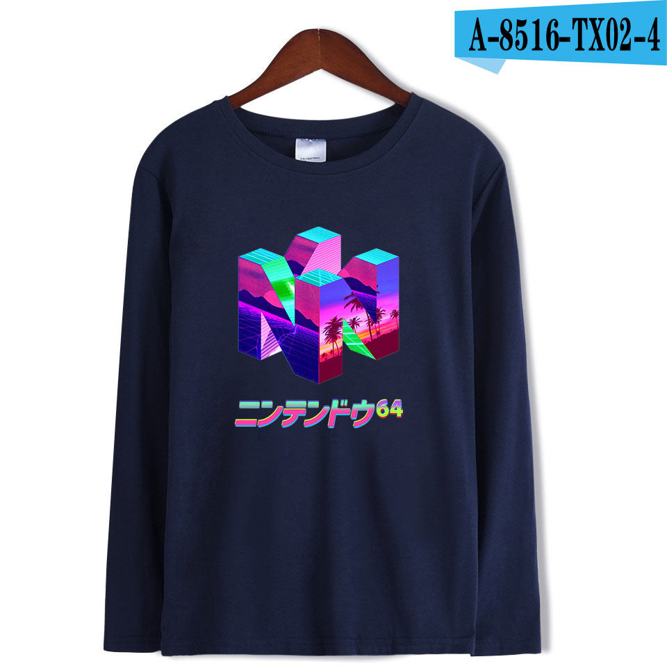 Printed long sleeve T-shirt shirt