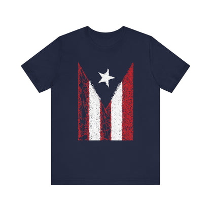 Puerto Rican Flag- Unisex Jersey Short Sleeve Tee