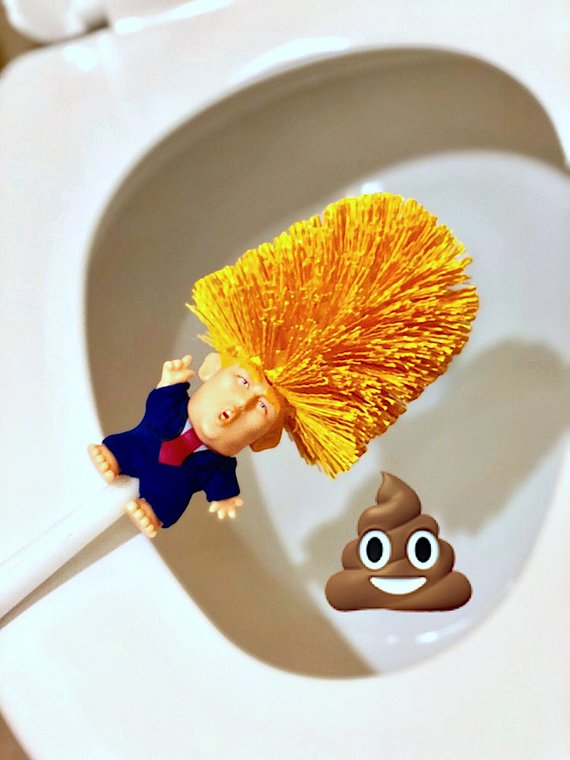 Funny Donald Trump Toilet Brush