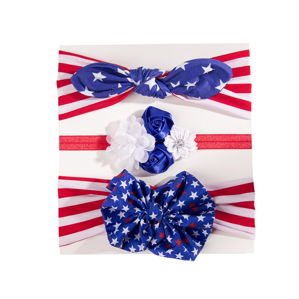 National Day Rabbit Ear Bow Headband