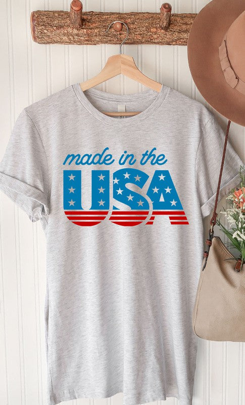 Made in the USA Plus Size Graphic Tee