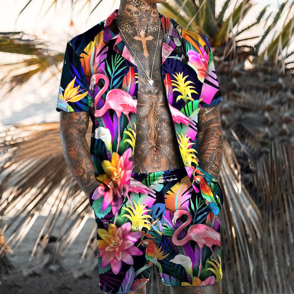 Loose Shirt Casual Men&