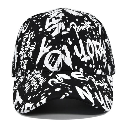 Graffiti Printed Baseball Cap All-match Sun Hat