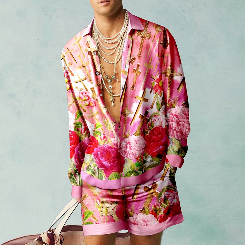 Loose Shirt Casual Men&