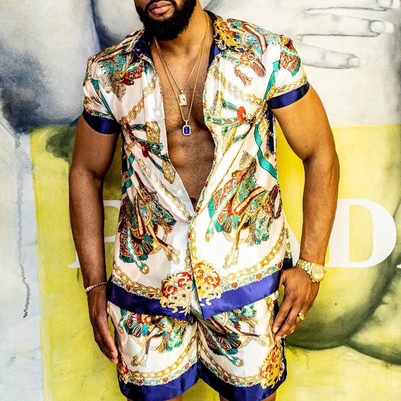 Loose Shirt Casual Men&