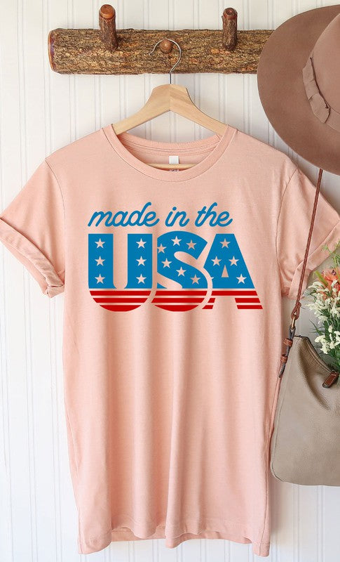 Made in the USA Plus Size Graphic Tee