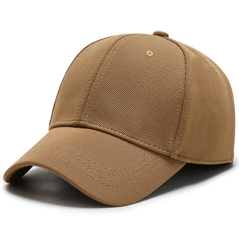 Summer Breathable Stretch Hats Fitted Solid Color Baseball Cap Outdoor