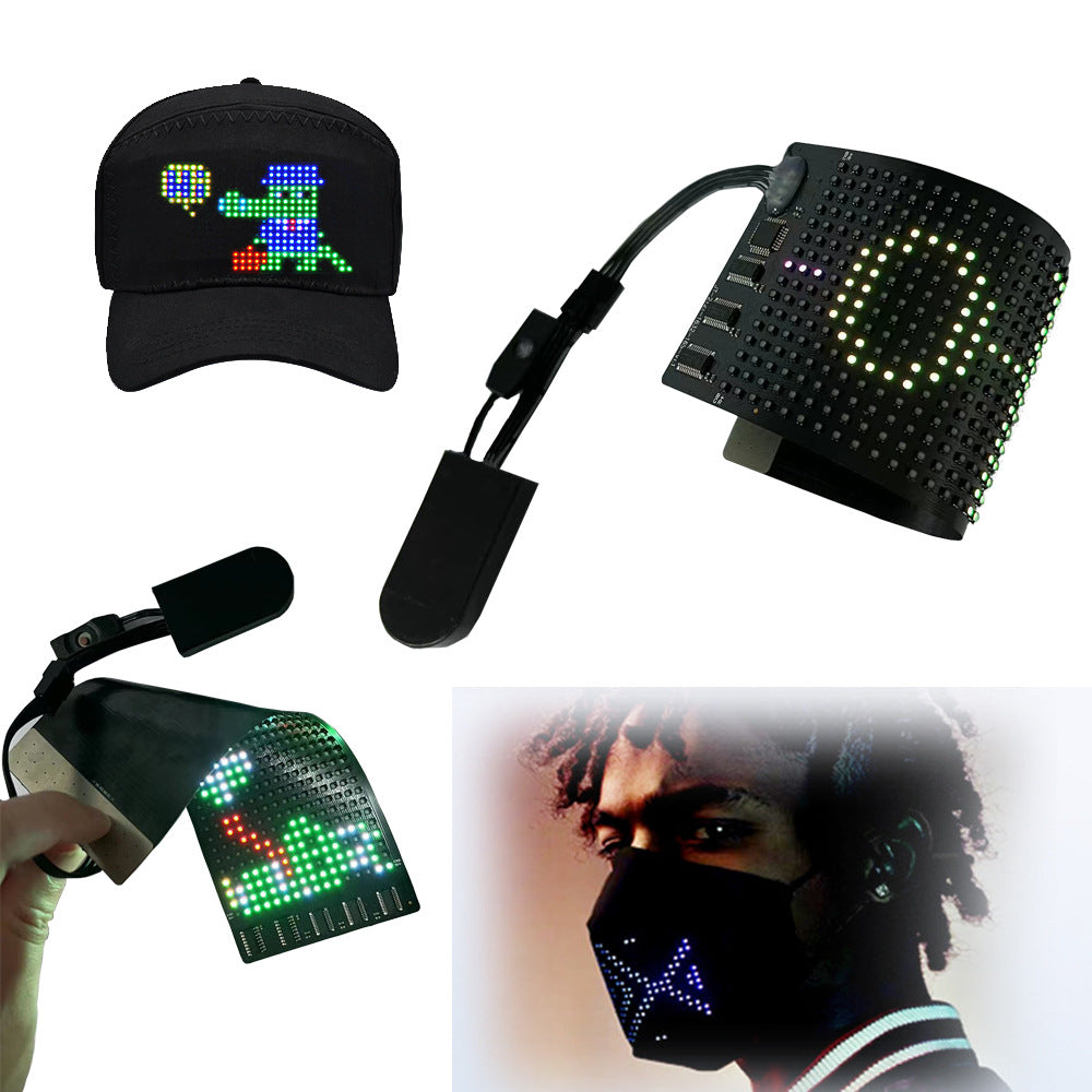 Rechargeable Bluetooth Ultra-thin Flexible Soft Screen Hat