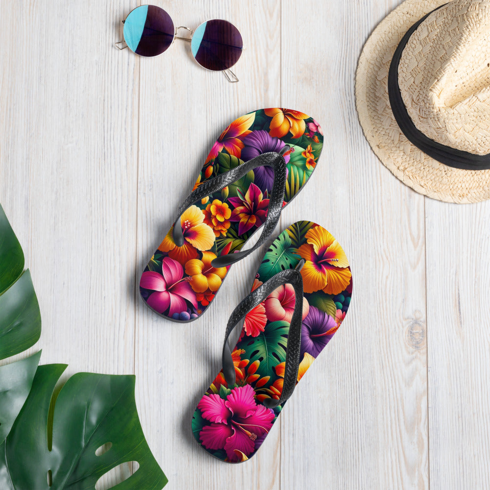 Tropical Floral Sandals