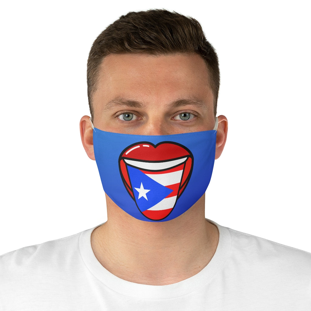 Puerto Rico Mouth- Fabric Face Mask