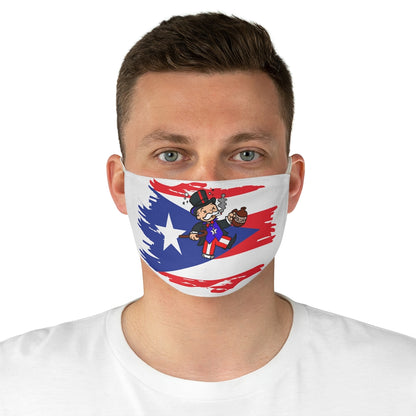 Drunk PR Monopoly white of Fabric Face Mask