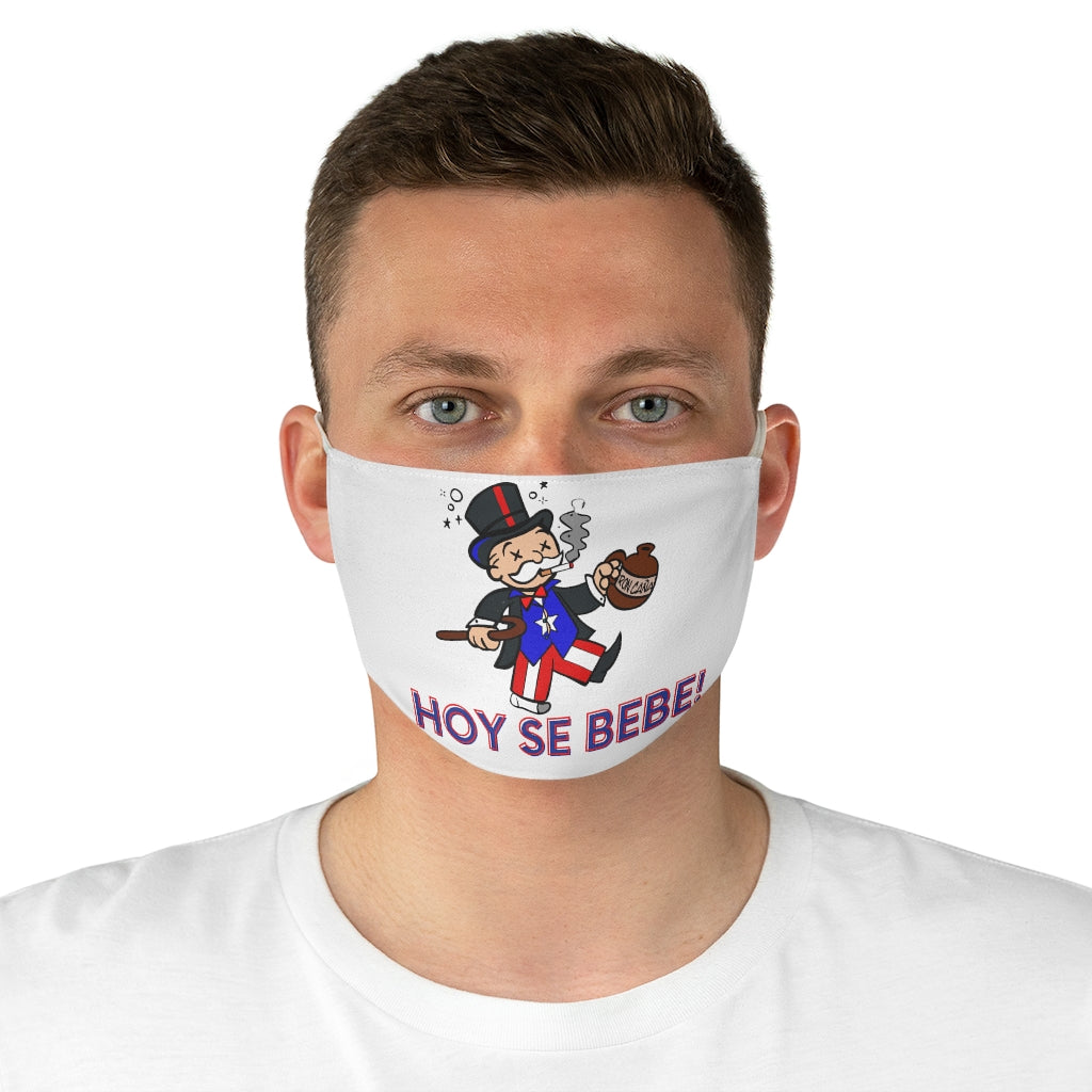 “Hoy se bebe Monopoly Fabric Face Mask