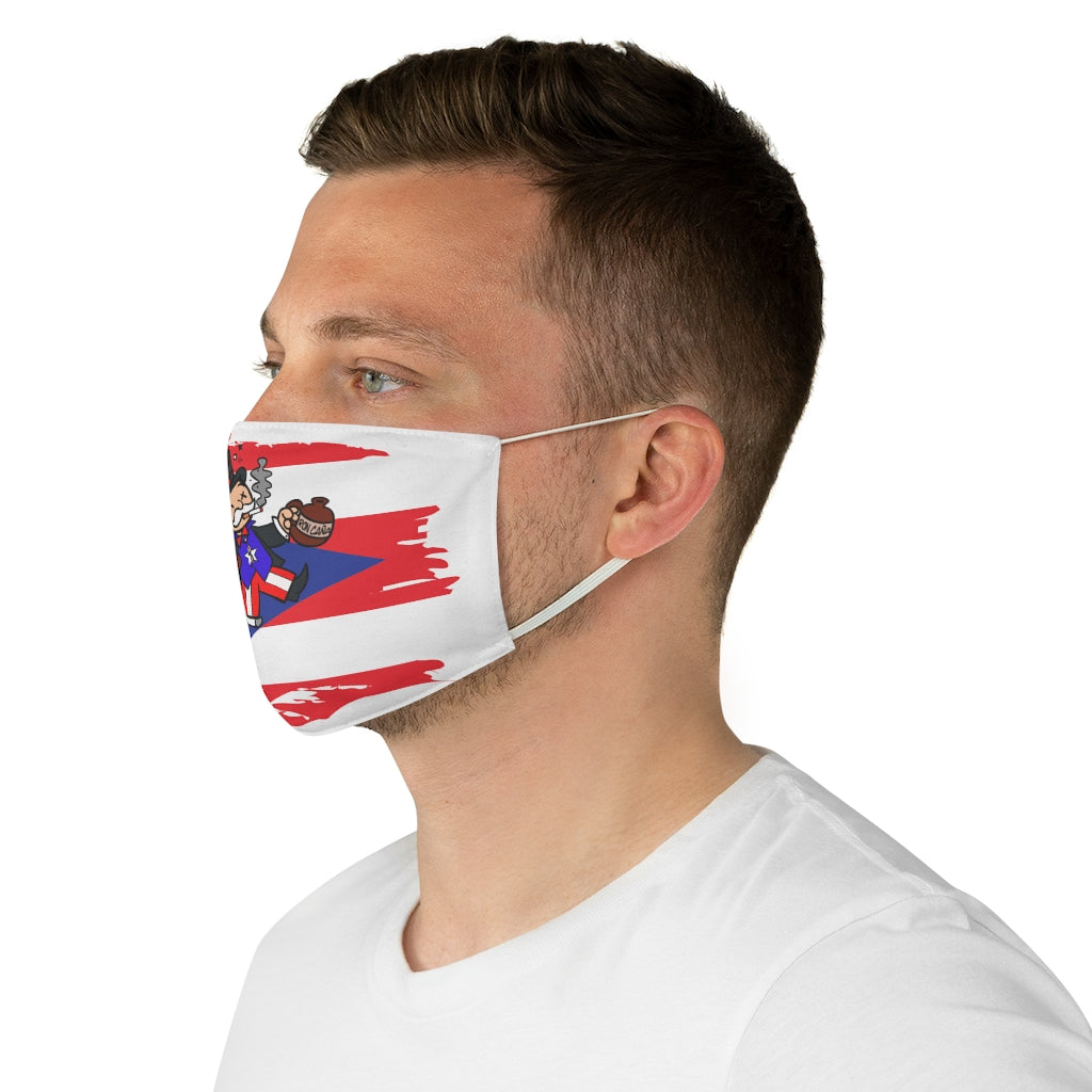 Drunk PR Monopoly white of Fabric Face Mask