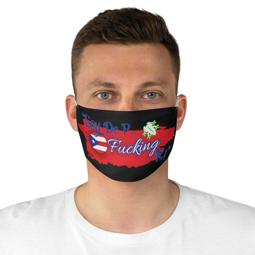 Soy De P FKN R Black Fabric Face Mask