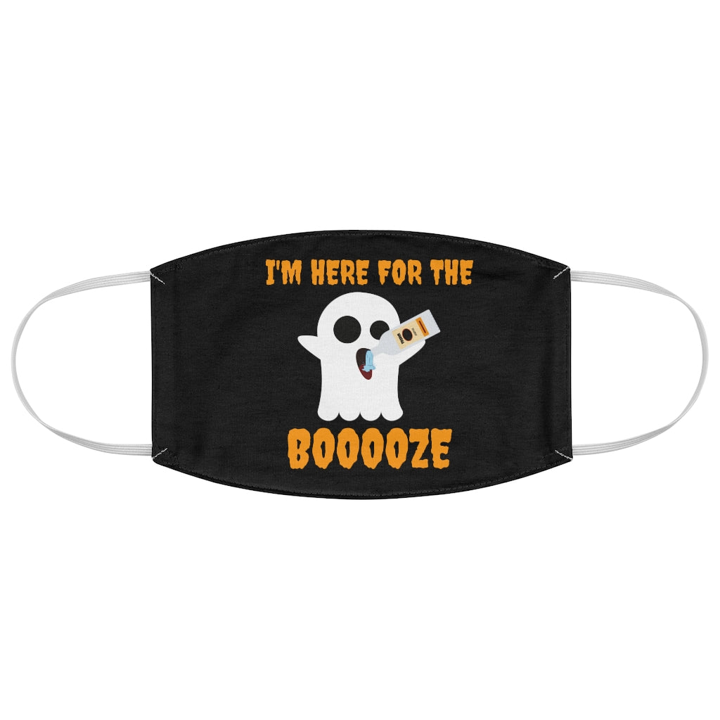 Here for the Booooze -Fabric Face Mask