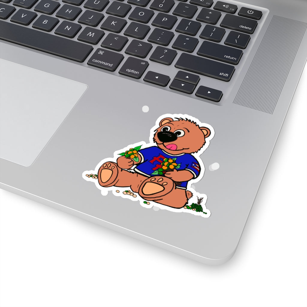 Quenepas Teddy- Kiss-Cut Stickers