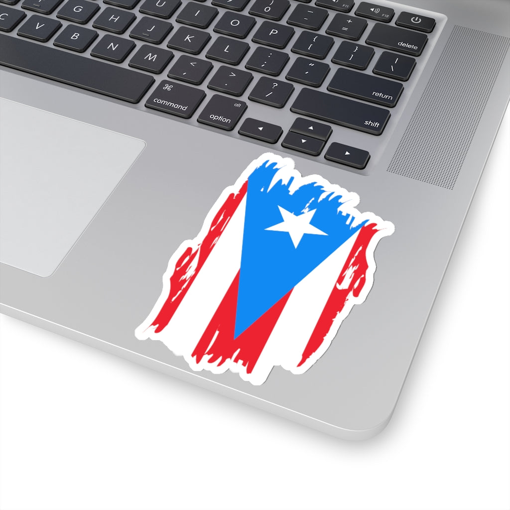 PR Flag- Kiss-Cut Stickers