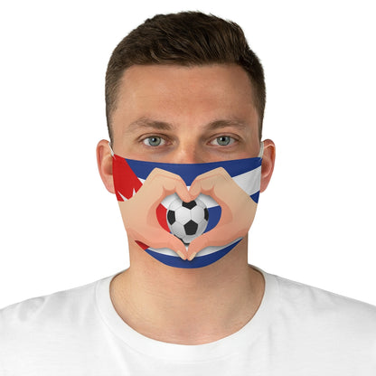 Cuba Soccer- Fabric Face Mask