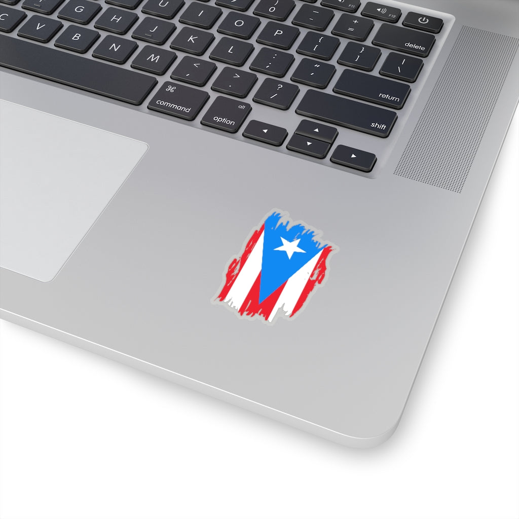 PR Flag- Kiss-Cut Stickers