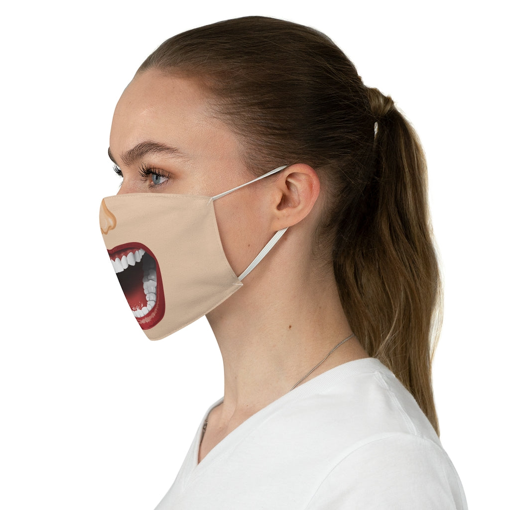 Open Smile- Fabric Face Mask