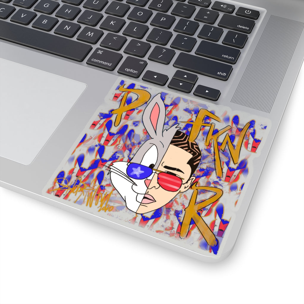 PFKNR bunny- Kiss-Cut Stickers