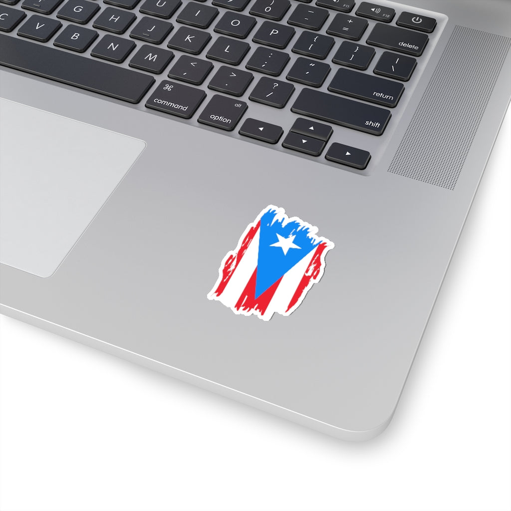 PR Flag- Kiss-Cut Stickers