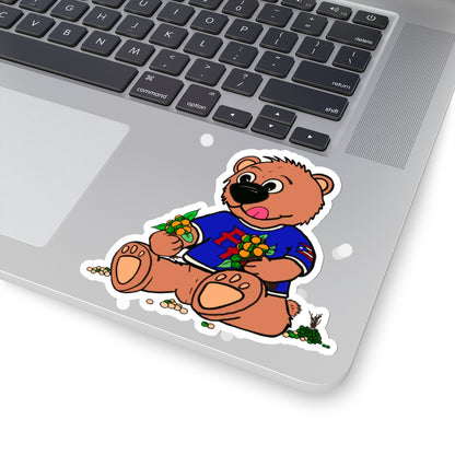 Quenepas Teddy- Kiss-Cut Stickers