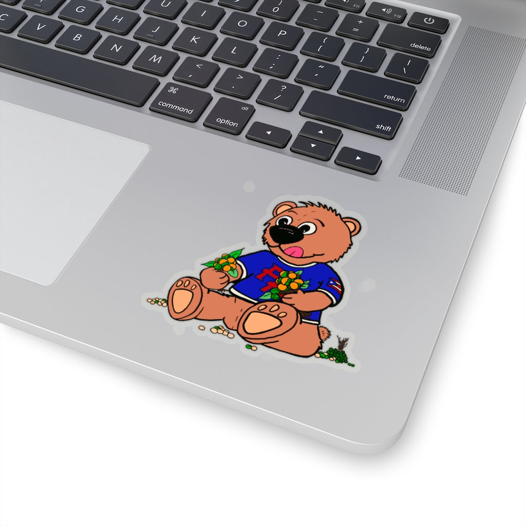 Quenepas Teddy- Kiss-Cut Stickers