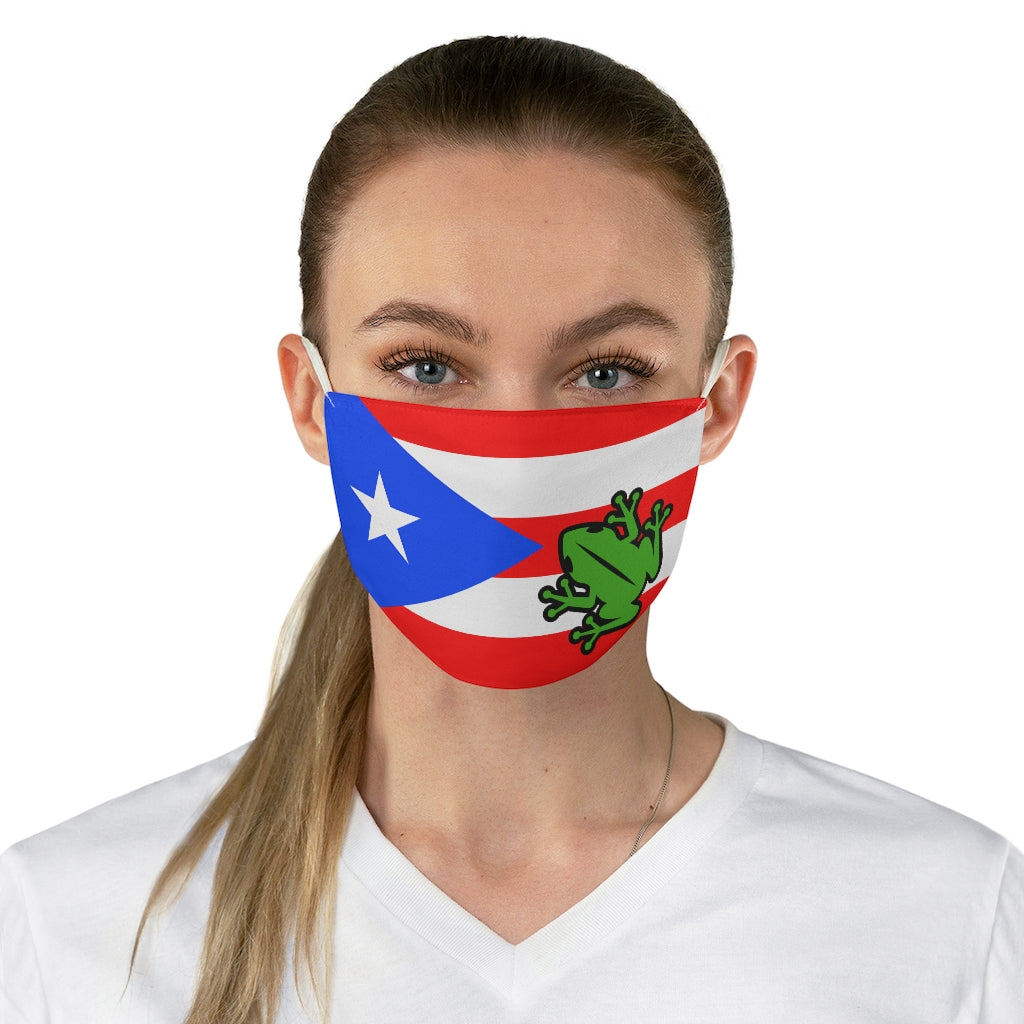 PR Flag Coqui Fabric Face Mask