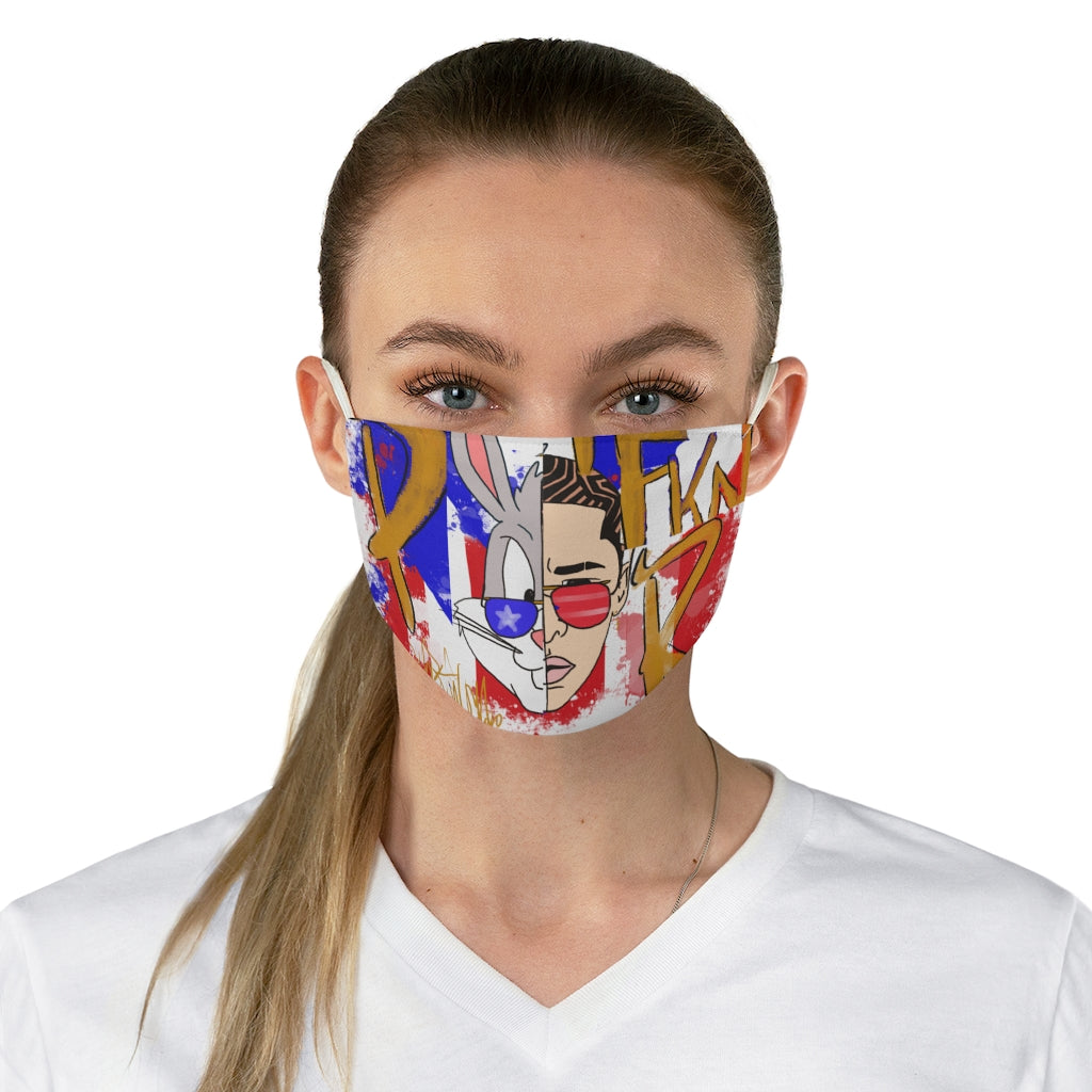 P FKN R Fabric Face Mask