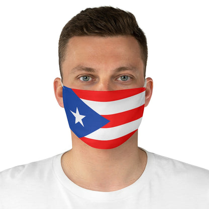 Puerto Rican Flag Fabric Face Mask