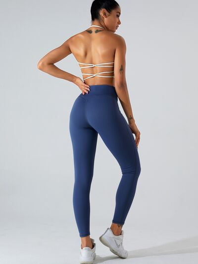 High Waist Wide Waistband Active Leggings