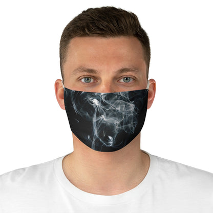 Black Smoke- Fabric Face Mask