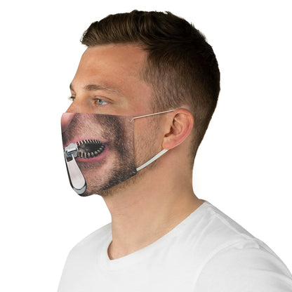 beareded zipper - Fabric Face Mask