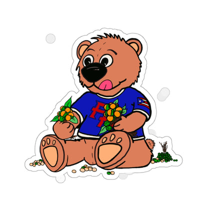 Quenepas Teddy- Kiss-Cut Stickers