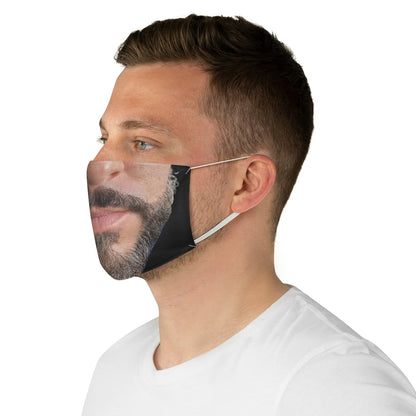 Mans Face Fabric Face Mask