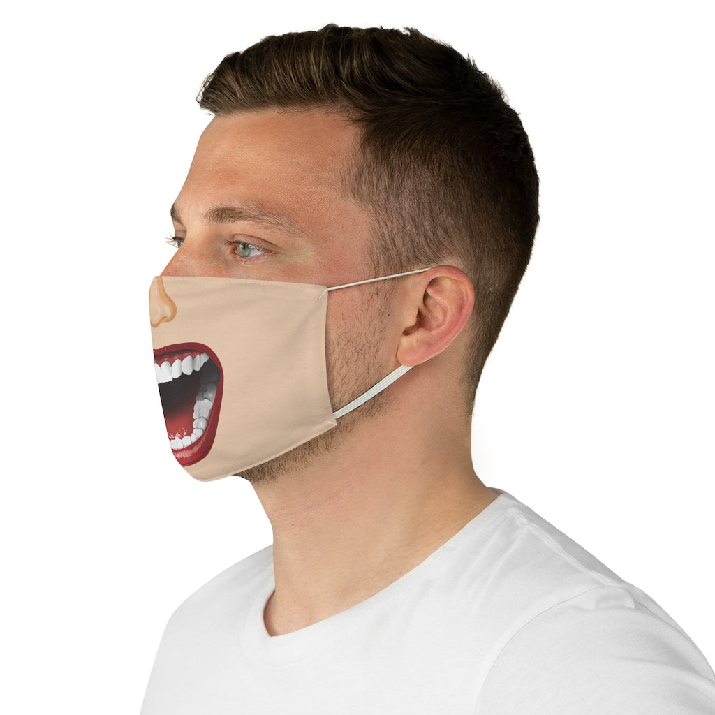 Open Smile- Fabric Face Mask