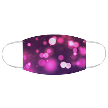 Pink and Purple Spotted Fabric Face Mask