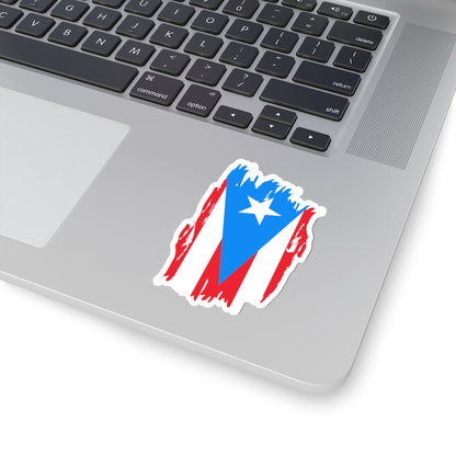 PR Flag- Kiss-Cut Stickers