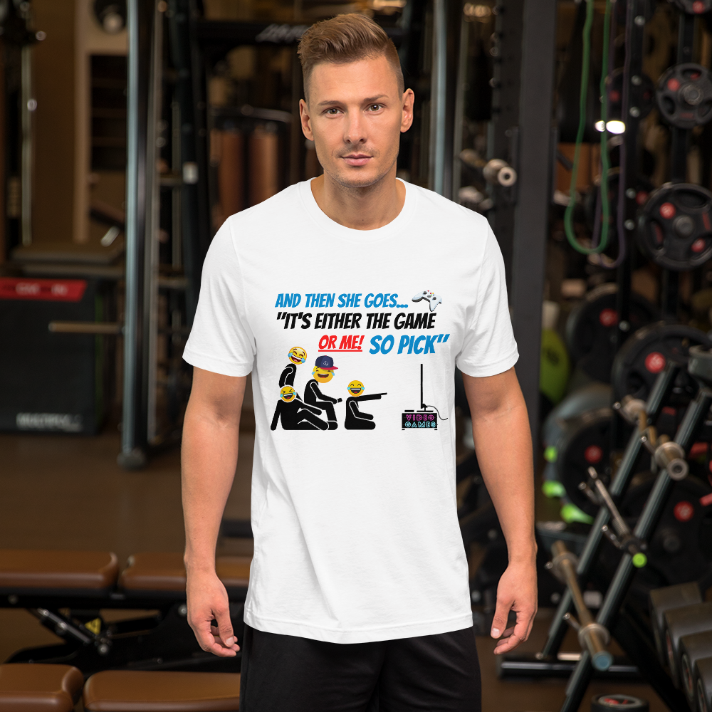 And Then She Goes... (Playstation Remote) Short-Sleeve Unisex T-Shirt