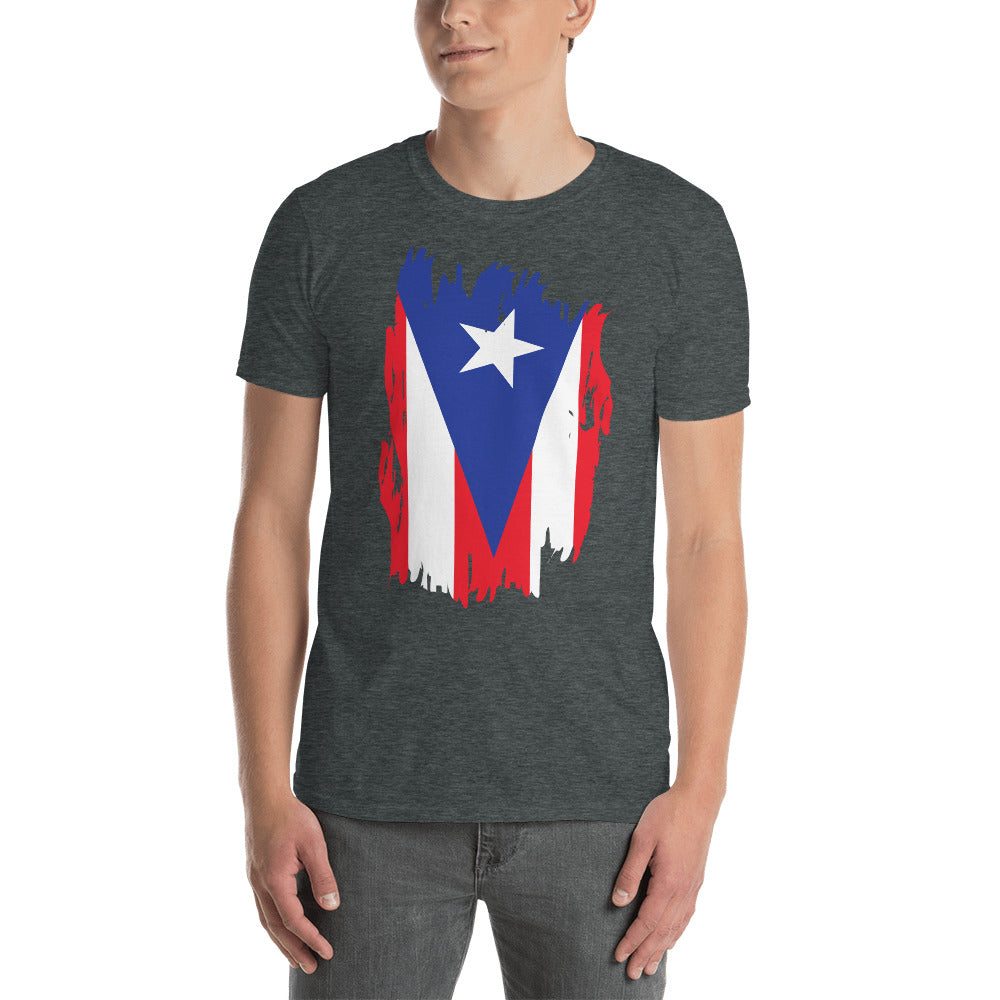 Puerto Rican Flag Short-Sleeve Unisex T-Shirt