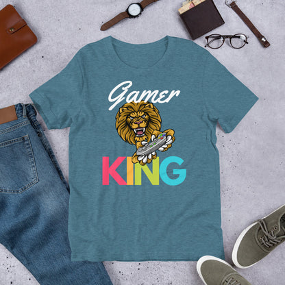 Gamer King- Short-Sleeve T-Shirt