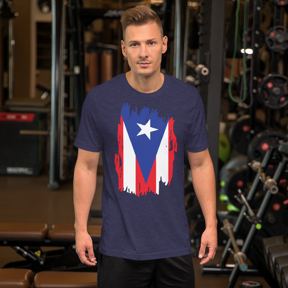 PR Flag Short-Sleeve Unisex T-Shirt