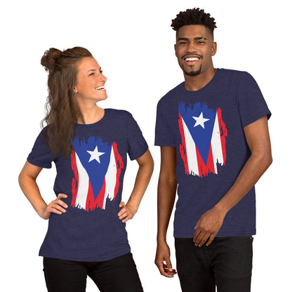 PR Flag Short-Sleeve Unisex T-Shirt